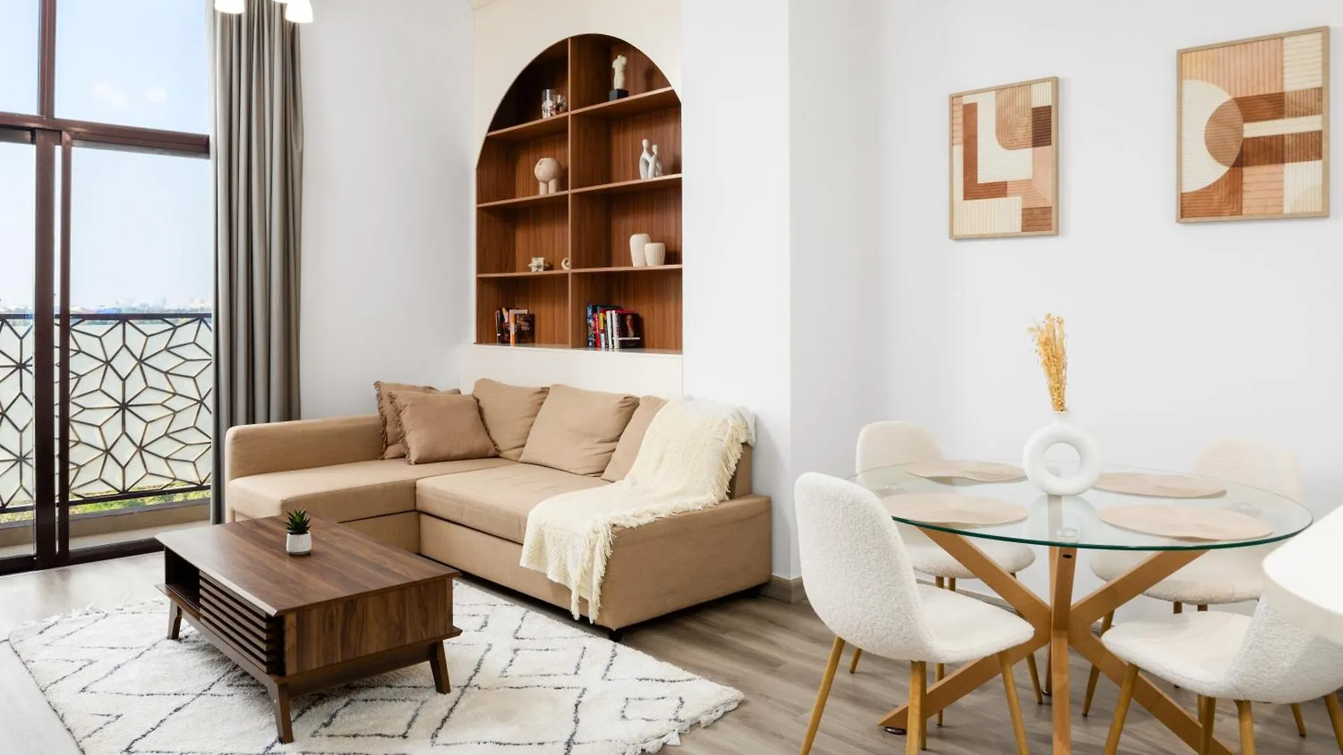 Waves - Elegant 1Br Near Metro & Dubai Creek Harbour Lägenhet 0*,